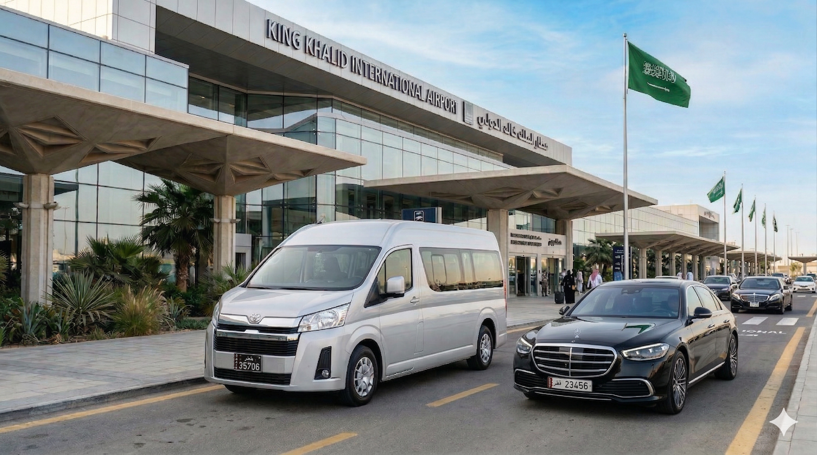 Saudi Airport Transfer Hiace and S-Class